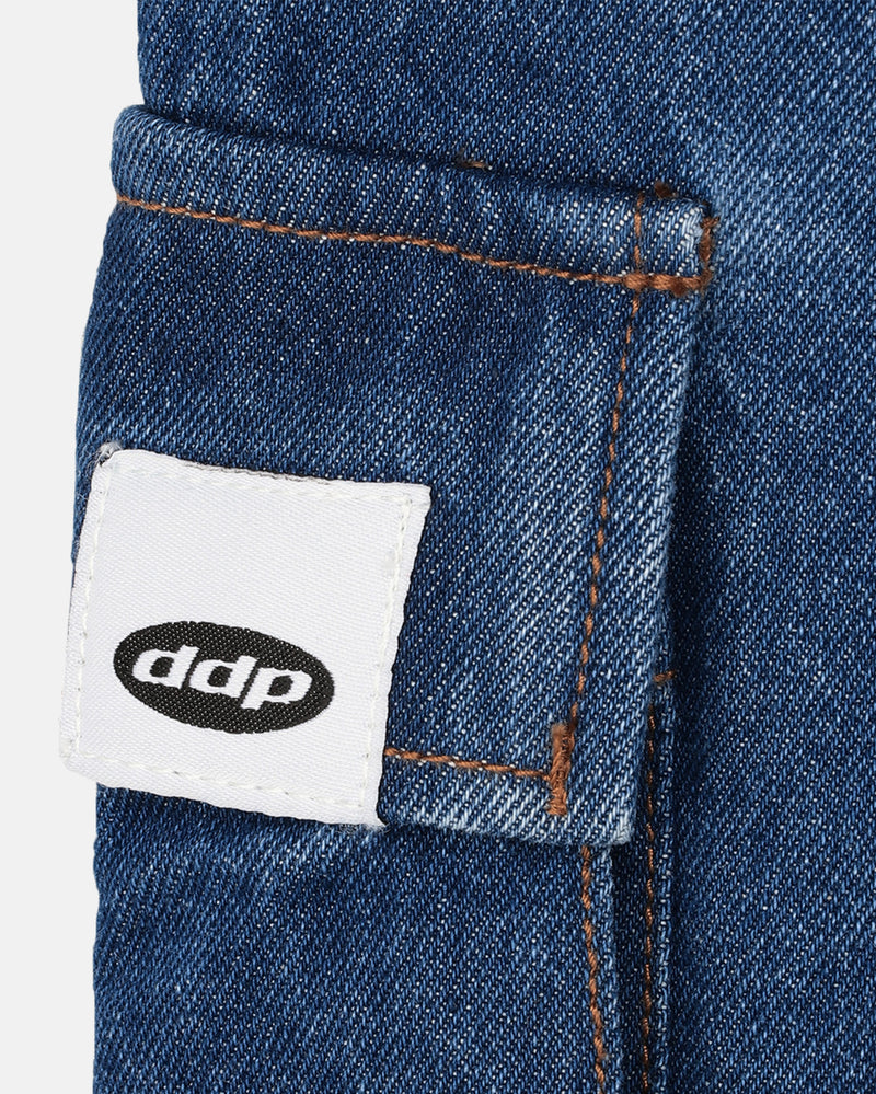 Denim Baggy Cargo Pant